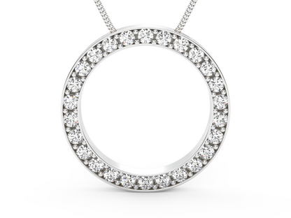 Round Diamond Pendant