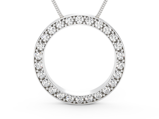 Round Diamond Pendant