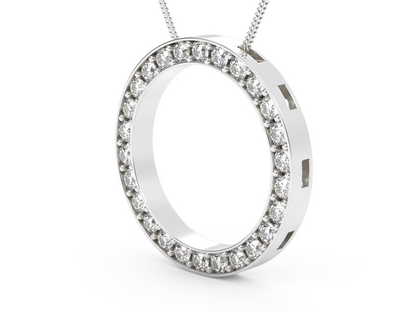 Round Diamond Pendant