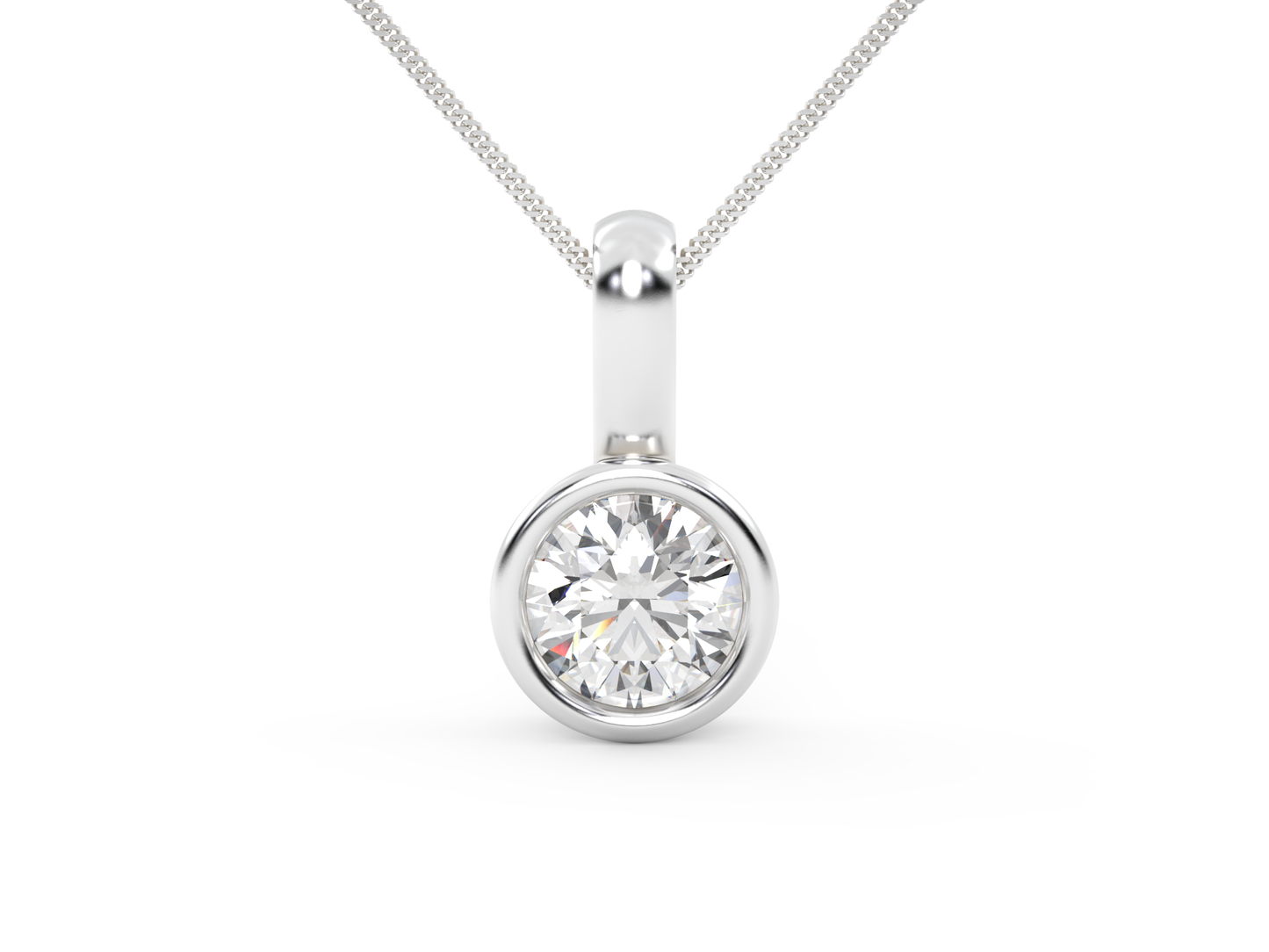 Bezel Solitaire Pendant (Setting Only)