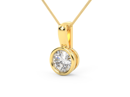 Bezel Solitaire Pendant (Setting Only)