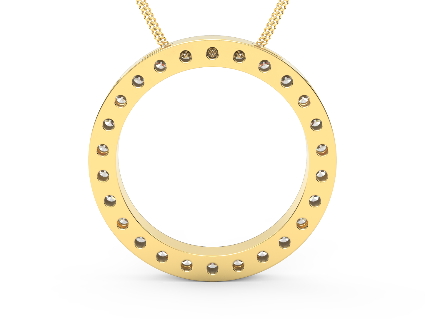 Round Diamond Pendant