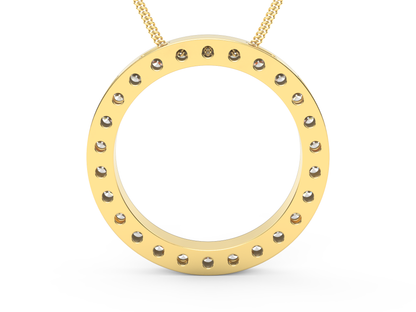 Round Diamond Pendant