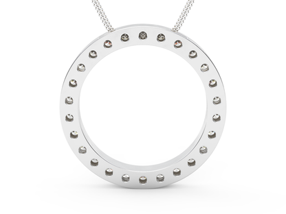 Round Diamond Pendant