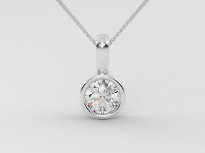 Bezel Solitaire Pendant (Setting Only)